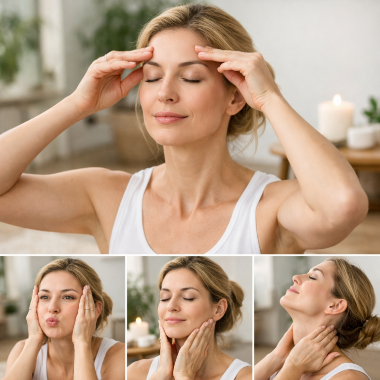 Lifting naturel en 5 minutes — Yoga du visage pour un visage plus ferme